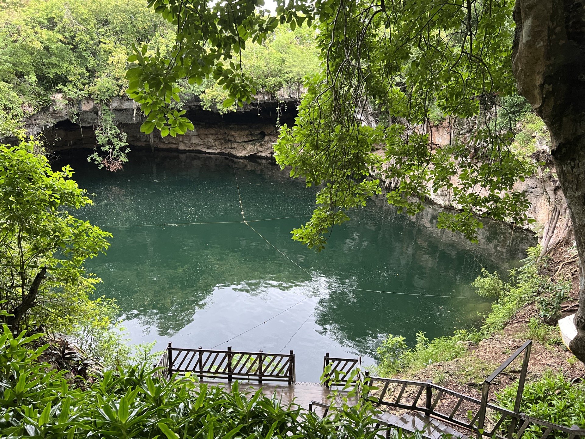 Kikil cenote is really pretty and there is barely any tourists.