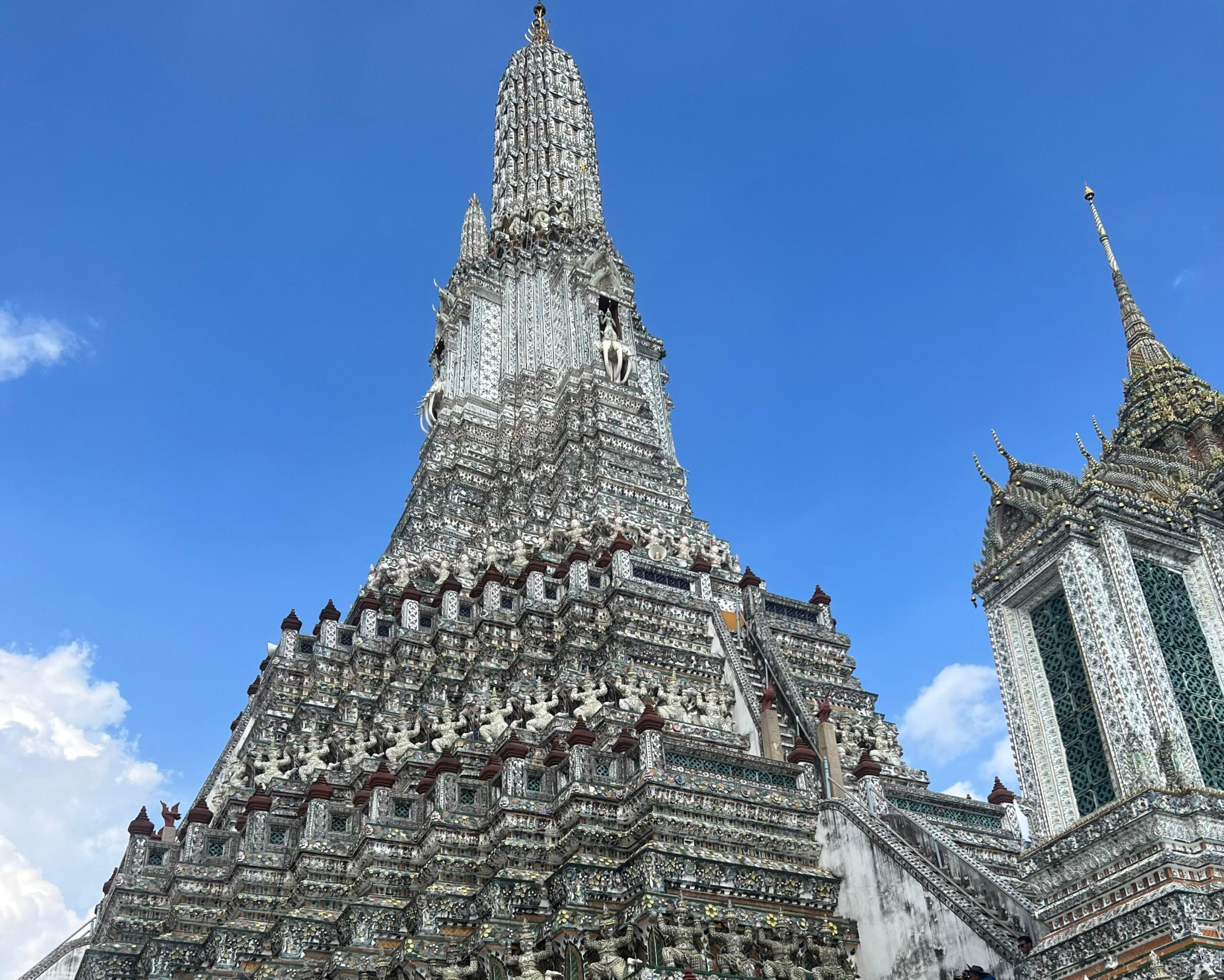  Wat Arun, also called the Temple of Dawn. The design of the temple is really different from the others