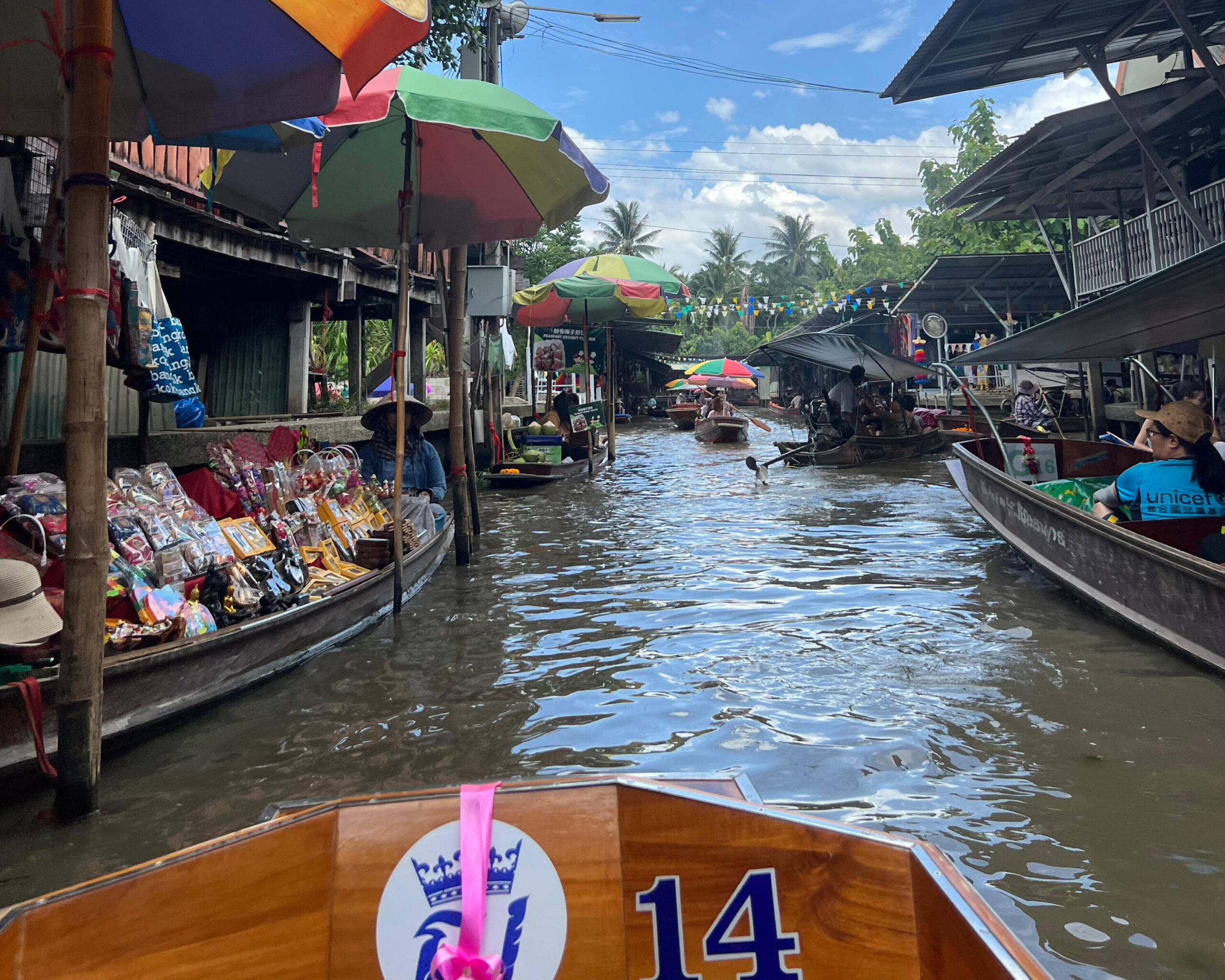 floating market. You can buy almost anything directly from your boat