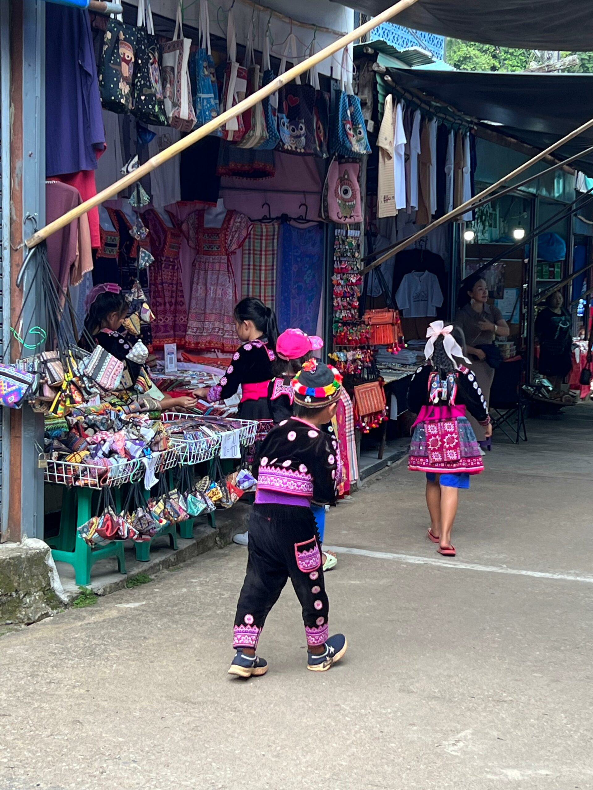Ban doi Pui is a small mountain village with locals often dressed in traditional clothing
