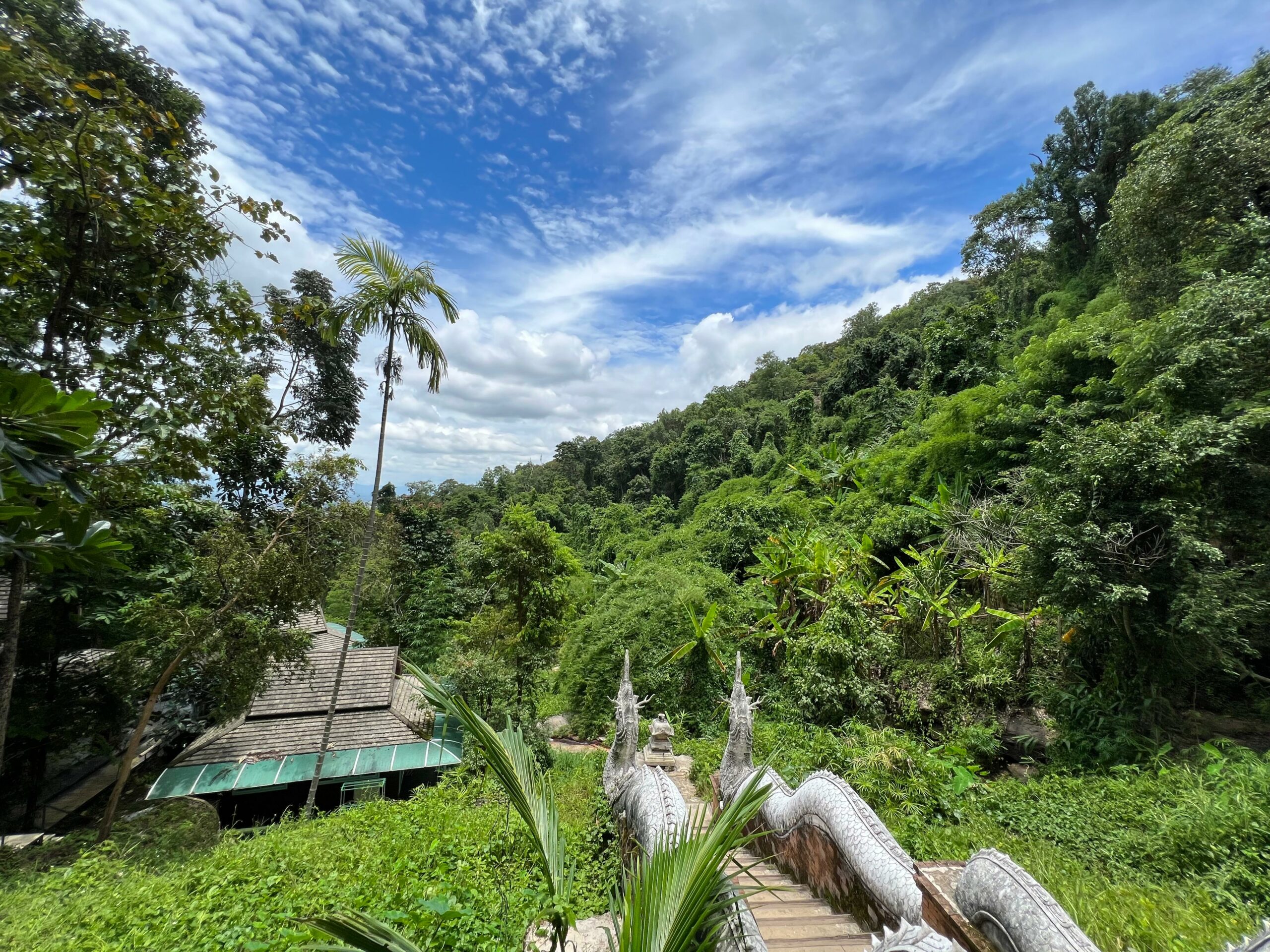 Wat Phra Lat is the first of the four activities on the mountain road. It is just one of the amazing places to take a break from the crowed and enjoy nature. 