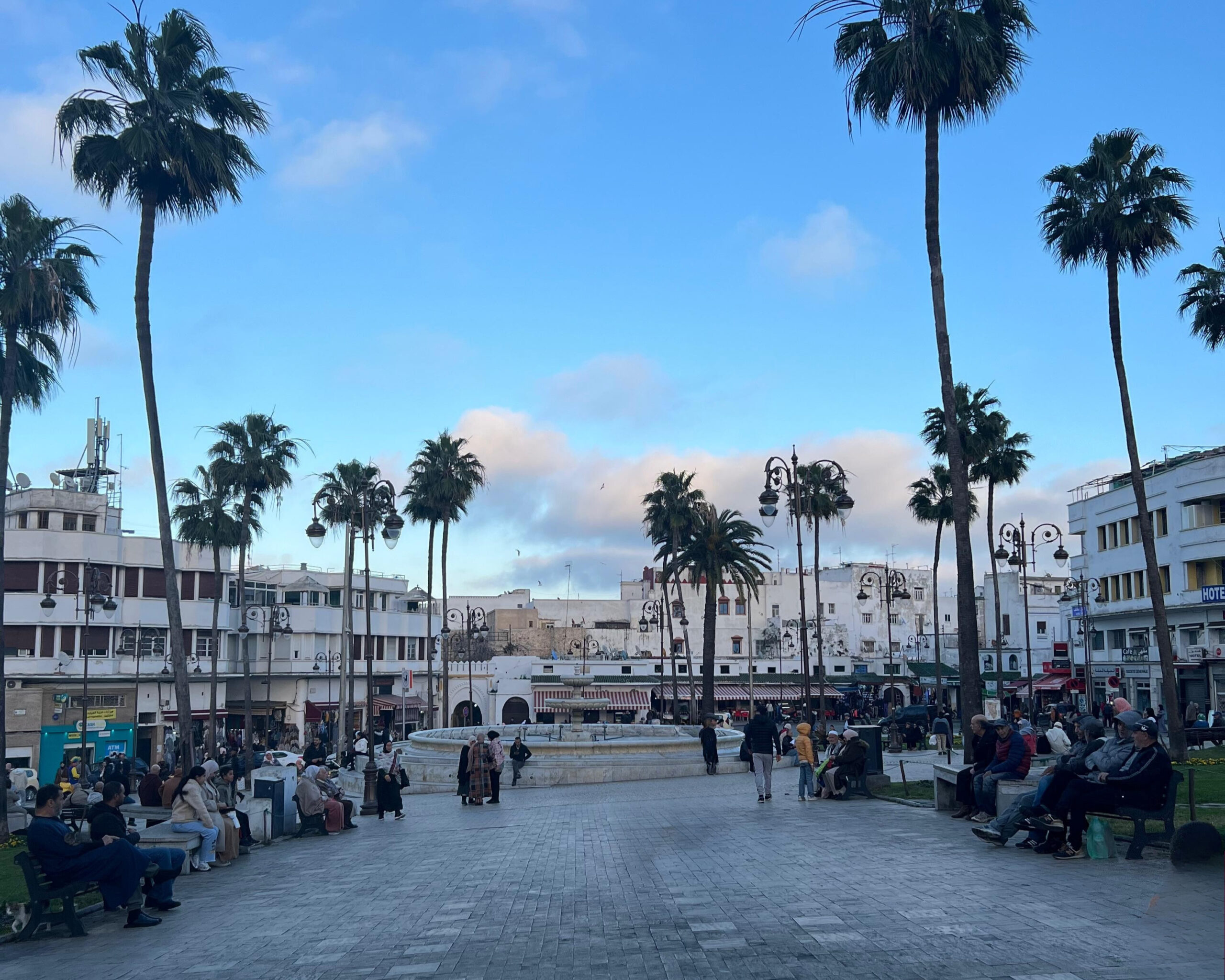 Grand Socco Square and enjoy the lively atmosphere, from street vendors to locals going about their day